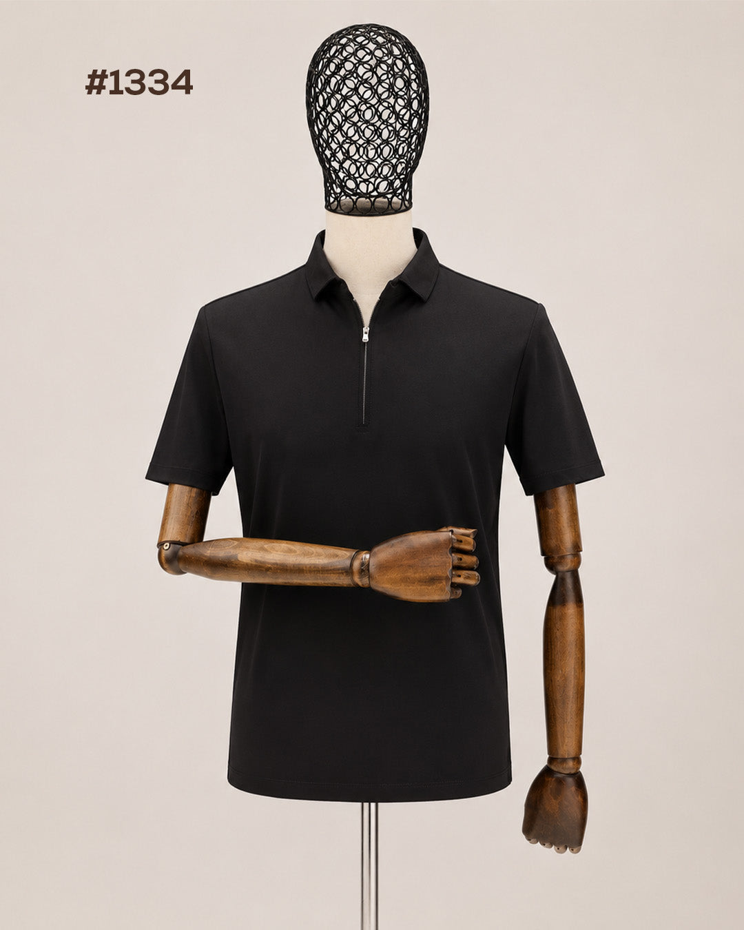 DRN TSHRT 1334 FERMUAR DETAYLI POLO YAKA