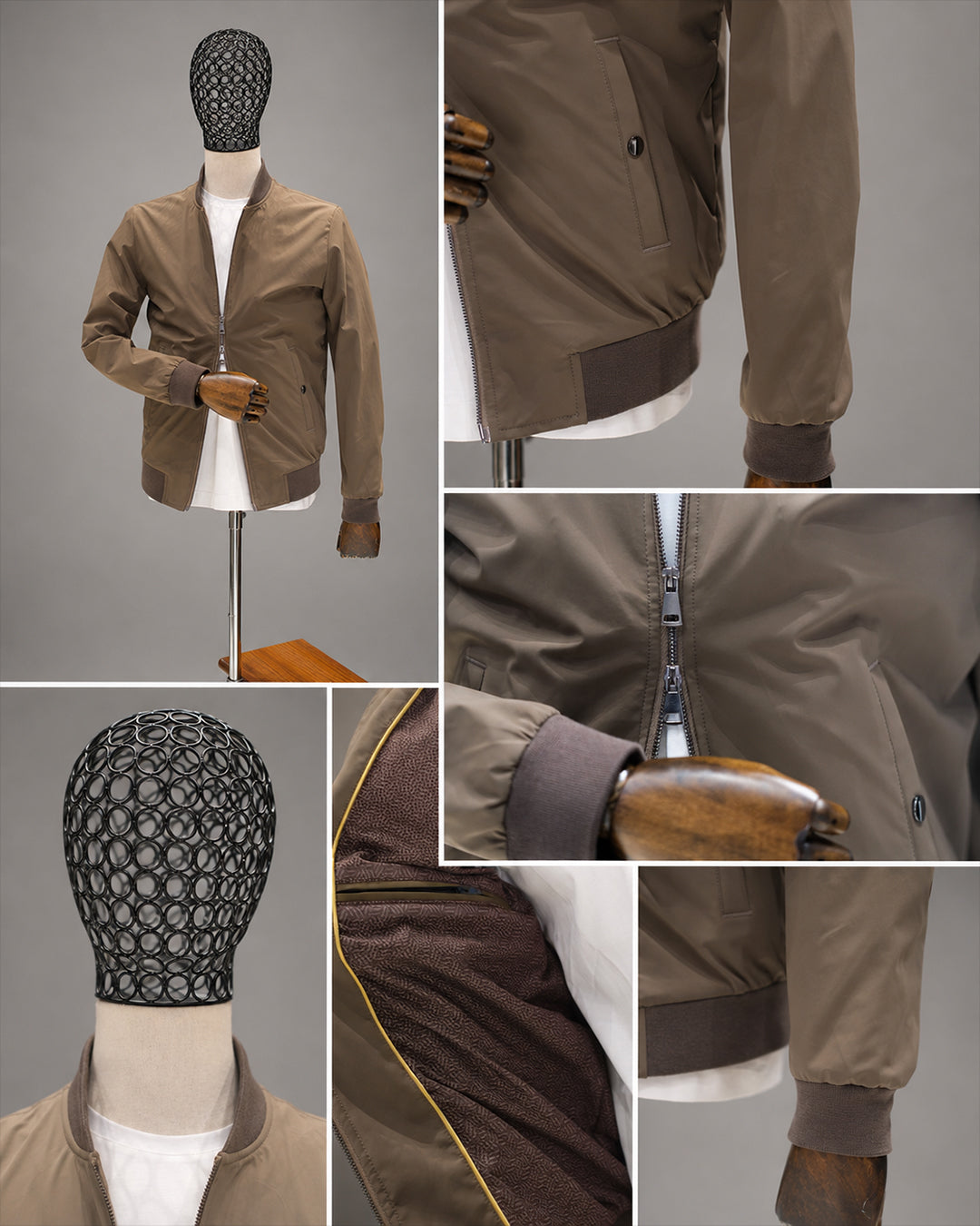 DRN CKT 001 ÇİFT FERMUARLI BOMBER CEKET