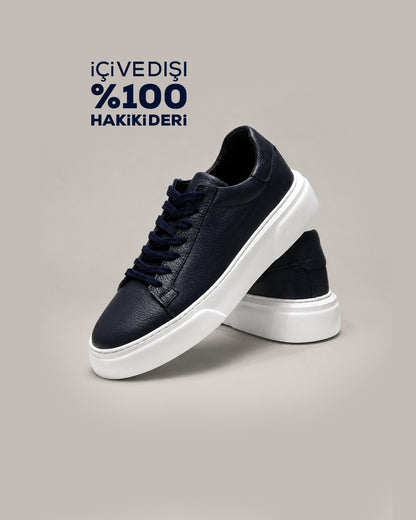DRN AYK 1506 iÇi VE DIŞI %100  HAKiKi DERi SNEAKER