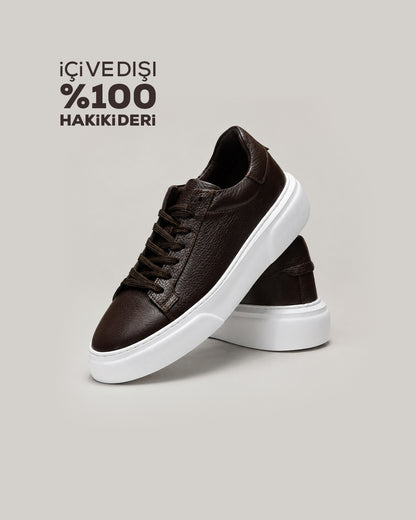 DRN AYK 1506 iÇi VE DIŞI %100  HAKiKi DERi SNEAKER