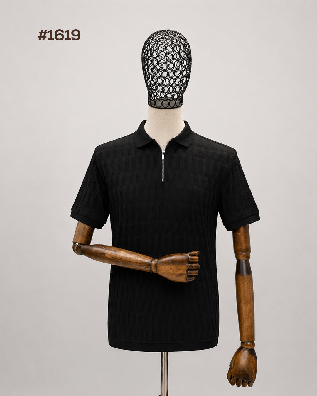 DRN TSHRT 1619 FORMENTİ YARIM FERMUAR POLO YAKA