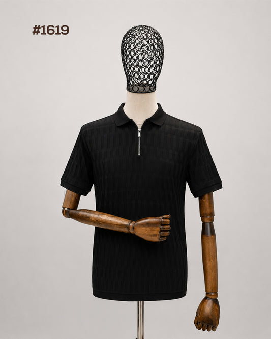 DRN TSHRT 1619 FORMENTİ YARIM FERMUAR POLO YAKA