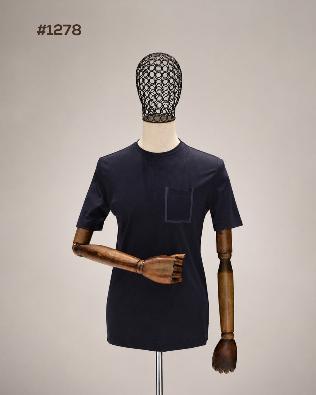 DRN TSHRT 1278 CEP DETAYLI BİSİKLET YAKA