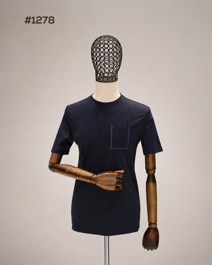DRN TSHRT 1278 CEP DETAYLI BİSİKLET YAKA