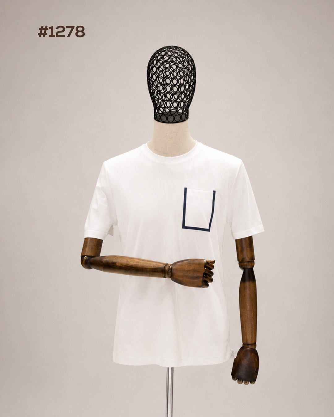 DRN TSHRT 1278 CEP DETAYLI BİSİKLET YAKA