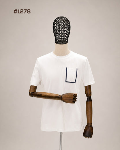 DRN TSHRT 1278 CEP DETAYLI BİSİKLET YAKA