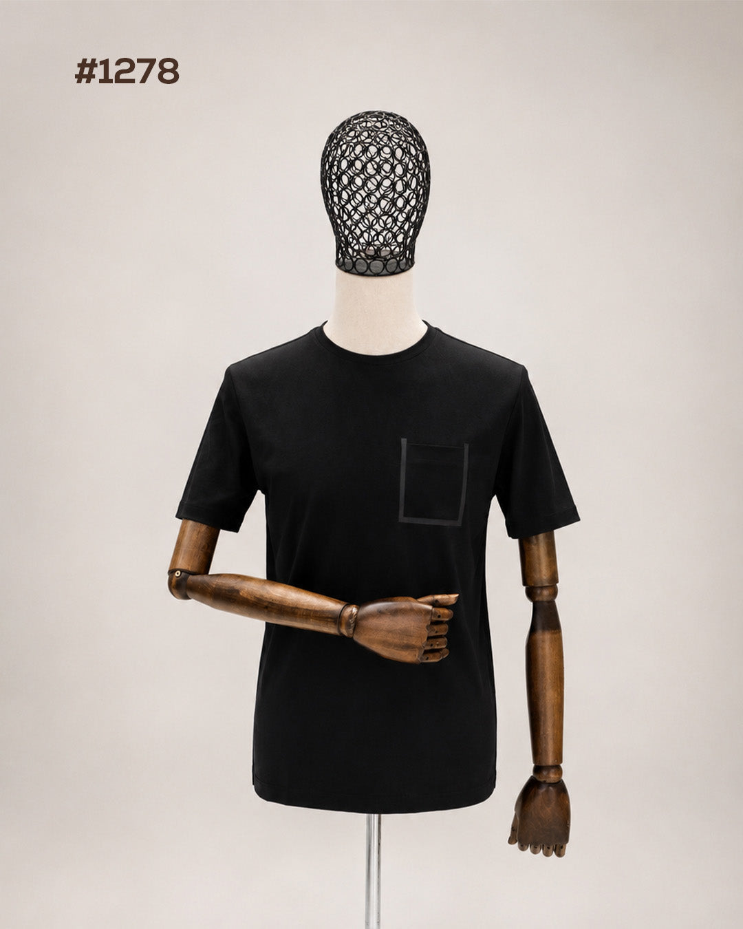 DRN TSHRT 1278 CEP DETAYLI BİSİKLET YAKA
