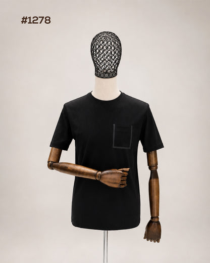 DRN TSHRT 1278 CEP DETAYLI BİSİKLET YAKA