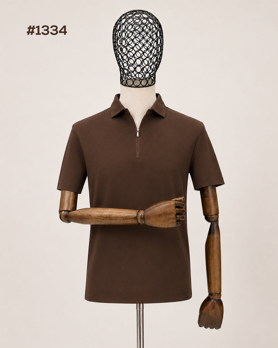 DRN TSHRT 1334 FERMUAR DETAYLI POLO YAKA