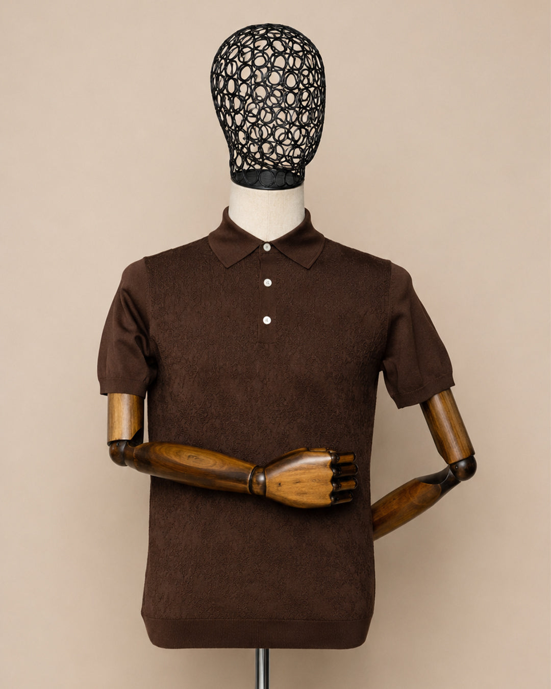 DRN TSHRT 32516 RAYON MERCERiSE POLO YAKA T-SHIRT