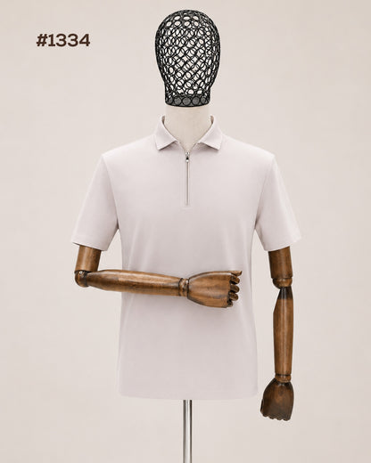 DRN TSHRT 1334 FERMUAR DETAYLI POLO YAKA