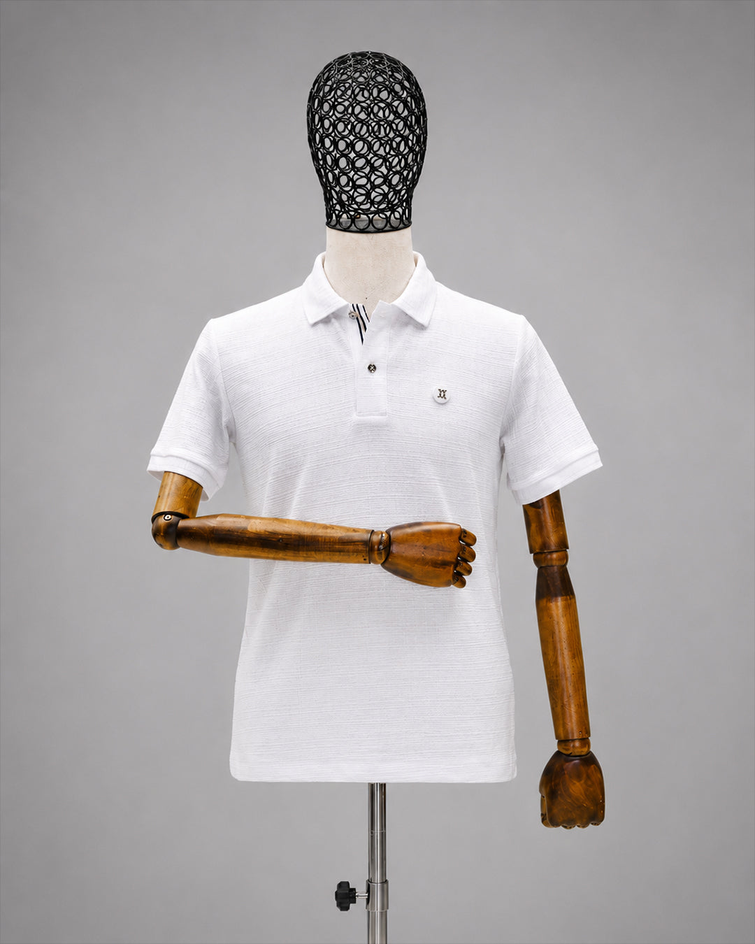 DRN TSHRT 502384 MİNİMAL LOGO DETAYLI POLO YAKA TİŞÖRT