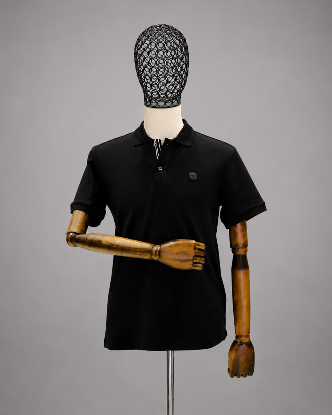 DRN TSHRT 502384 MİNİMAL LOGO DETAYLI POLO YAKA TİŞÖRT