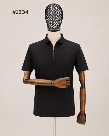 DRN TSHRT 1334 FERMUAR DETAYLI POLO YAKA