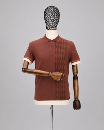 DRN TSHRT 1706 FERMUARLI POLO YAKA TRİKO