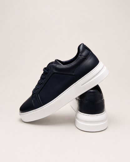 DRN AYK 063 NOIR DERİ SNEAKER