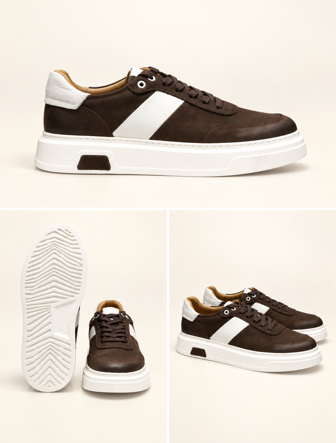 DRN AYK 978 HERITAGE DERİ SNEAKER