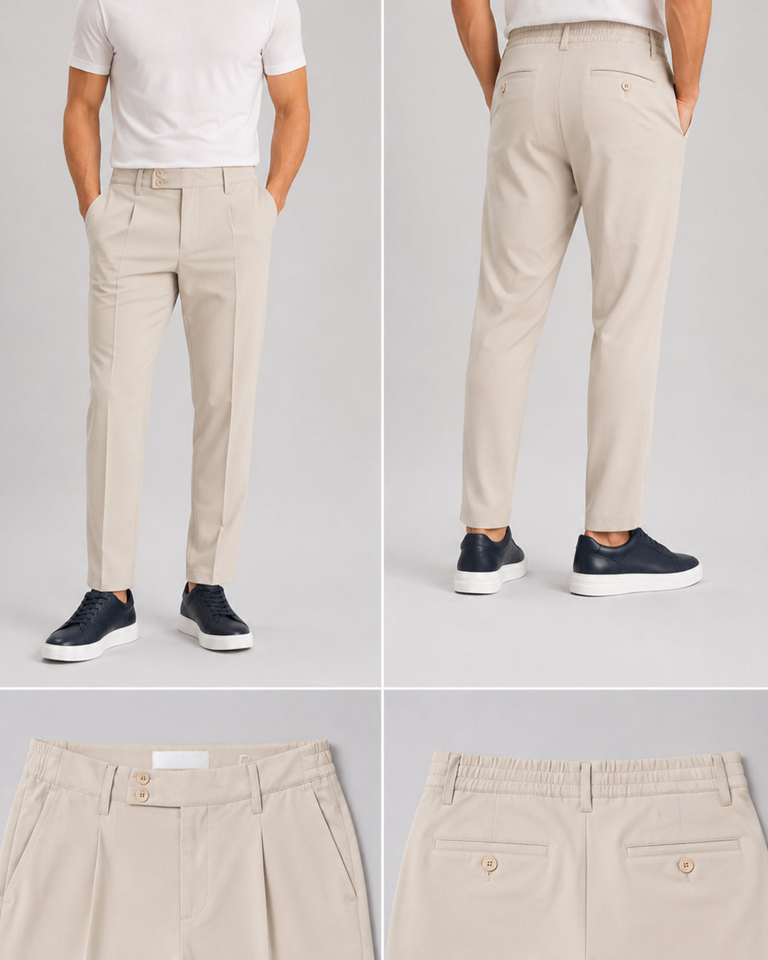 DRN PN 8584 ÇİFT DÜĞMELİ PREMIUM JOGGER PANTOLON